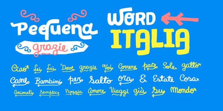 Font chữ viết tay Italia