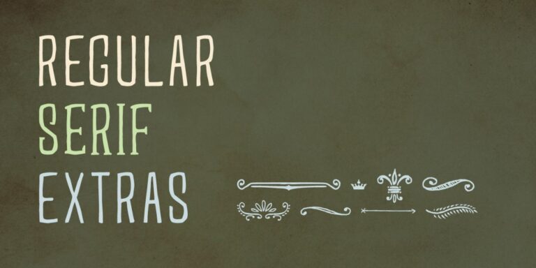 Font chữ vintage độc đáo