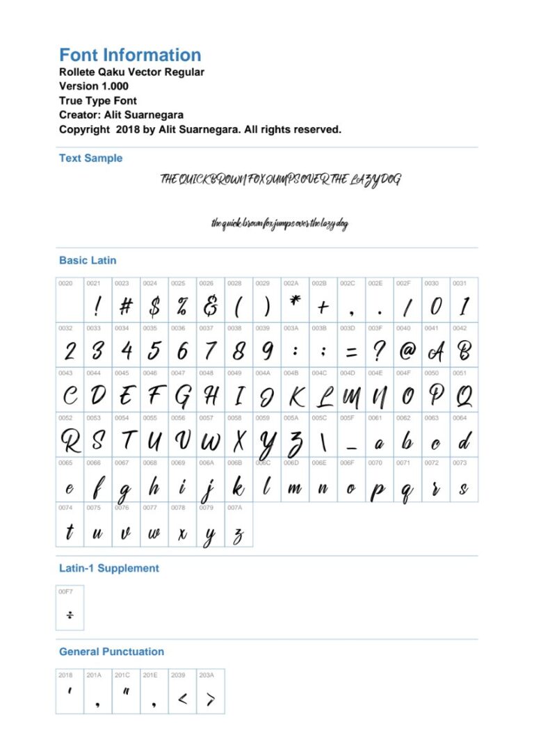 Font Rollete Qaku Vector Regular