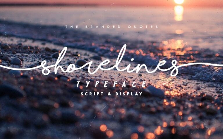 Font Shorelines Script & Display