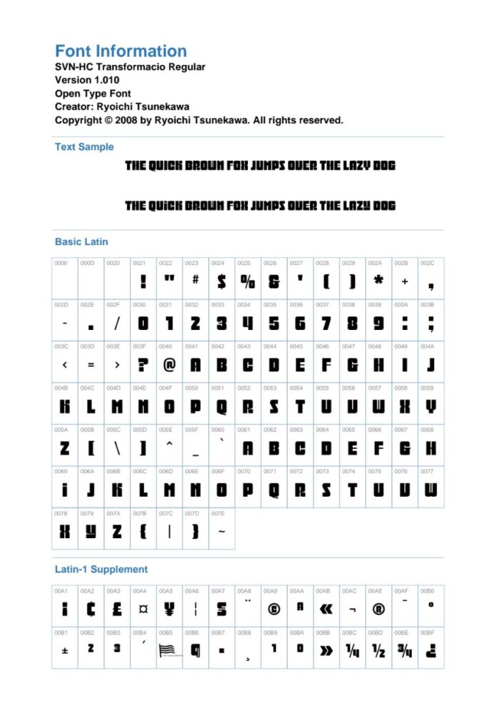 Font SVN-HC Transformacio
