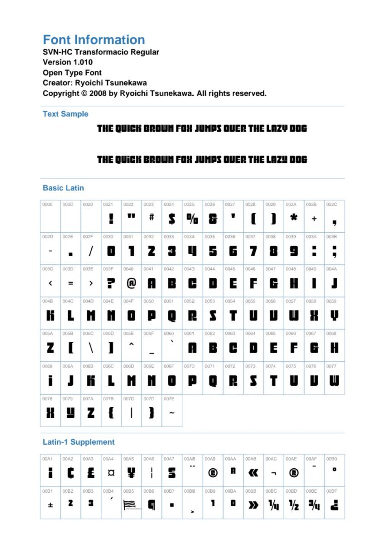 Font SVN-HC Transformacio