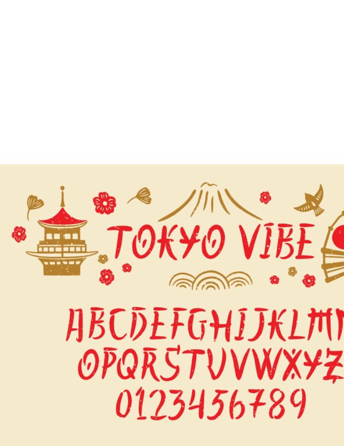 Font Tokyo Vibe