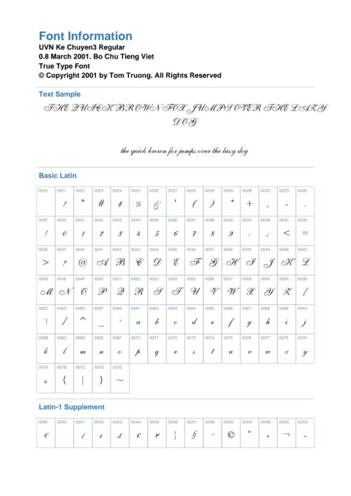 Font UVN Ke Chuyen 3