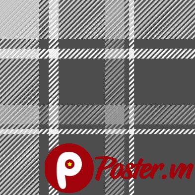 Họa tiết kẻ caro Fundo Xadrez (301)