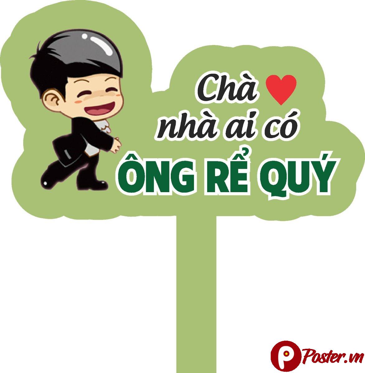 Hashtag đám cưới ông rể quý