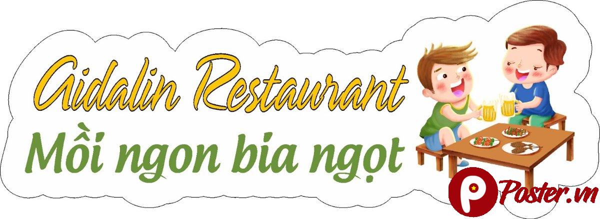 Hashtag cầm tay Gidalin Restaurant