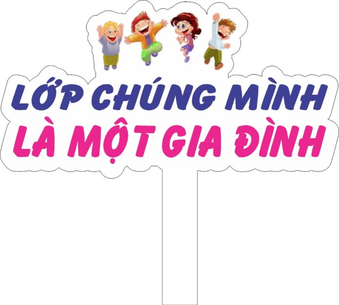 Hashtag cầm tay lớp chúng mình