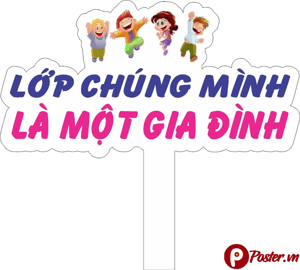 Hashtag cầm tay lớp chúng mình
