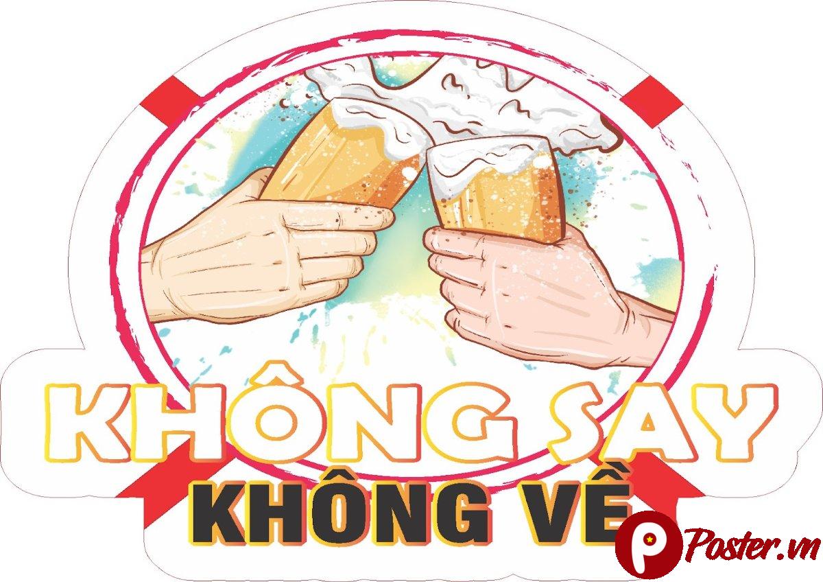 Hashtag cầm tay rượu bia