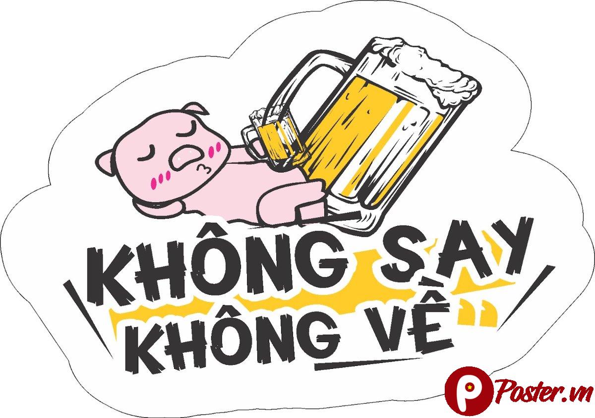 Hashtag cầm tay rượu bia