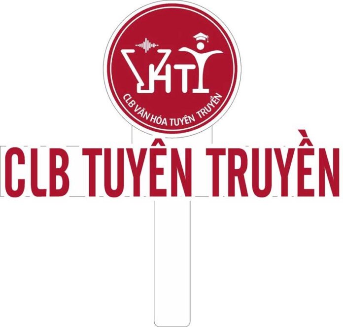 Hashtag cầm tay tuyên truyền