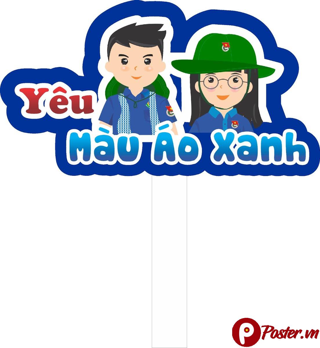 Hashtag Yêu Mẫu Áo Xanh - Chi tiết 1