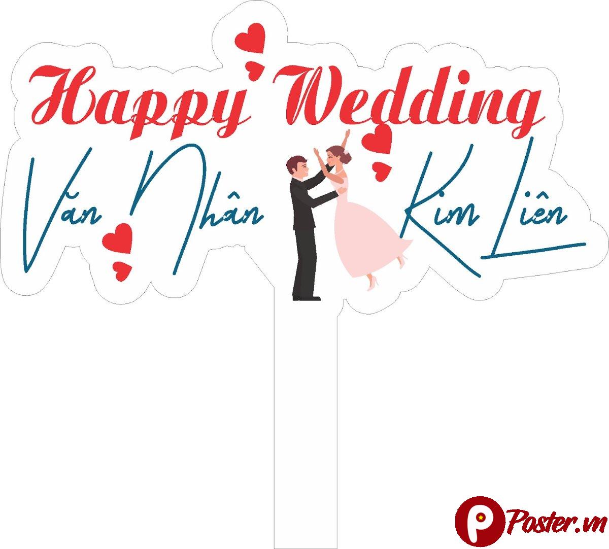 Hashtag Cưới Happy Wedding