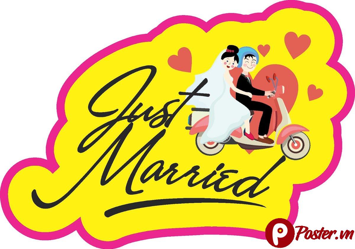 Hashtag Cưới Just Married