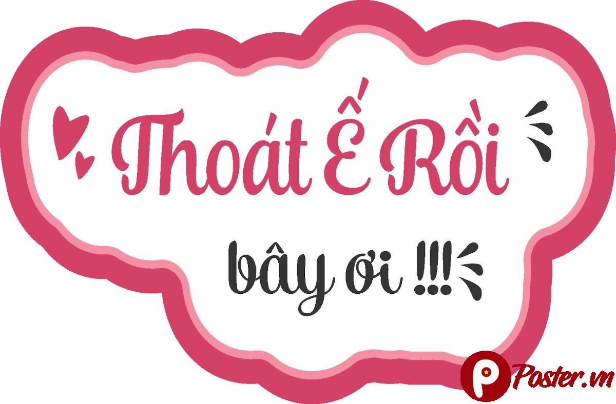 Hashtag cưới Thoát Ế Rồi