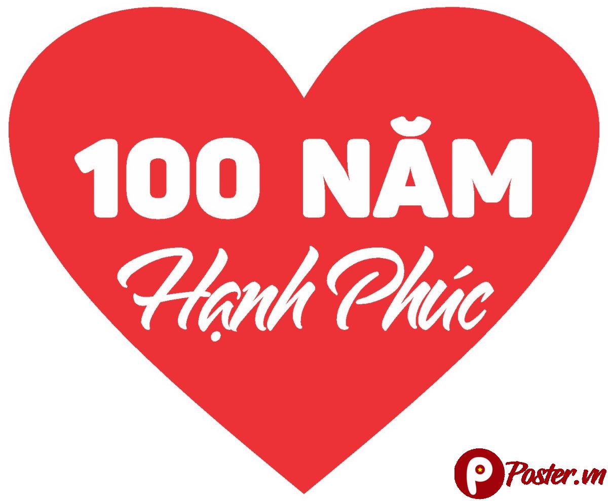 Hashtag đám cưới 100 năm hạnh phúc