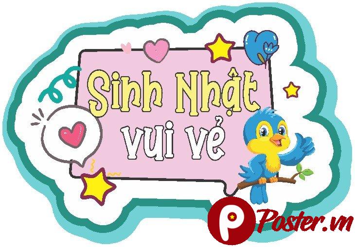 Hashtag Sinh Nhật Vui Vẻ