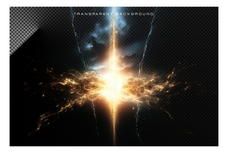 Hiệu ứng ánh sáng nổ vector