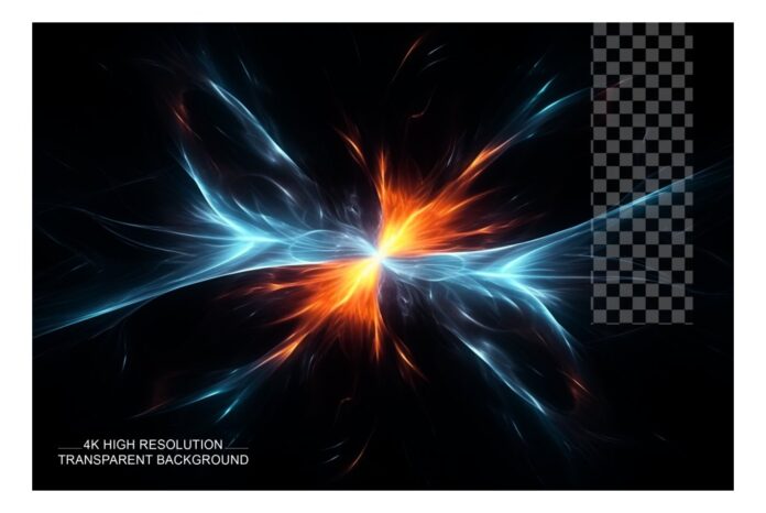 Hiệu ứng ánh sáng xanh cam 4K