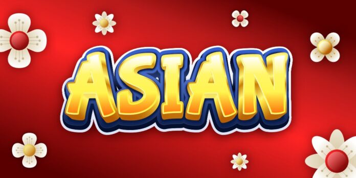 Hiệu ứng chữ 3D Asian