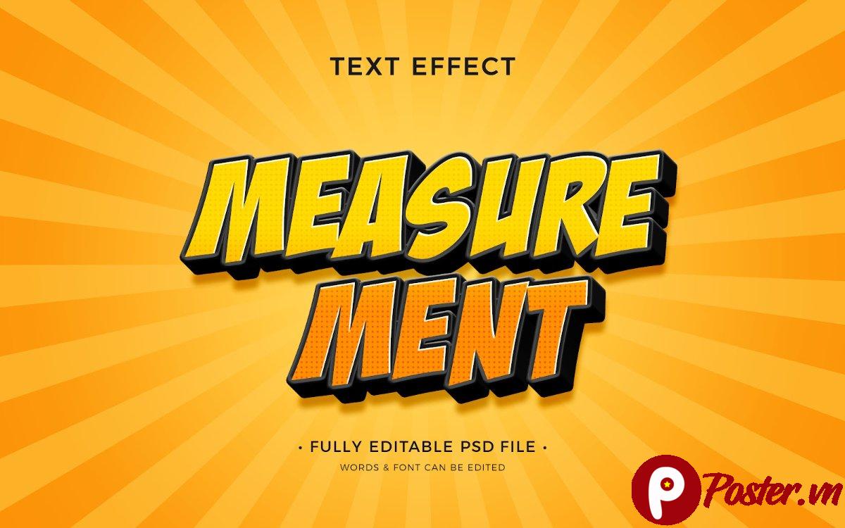 Hiệu ứng chữ 3D comic