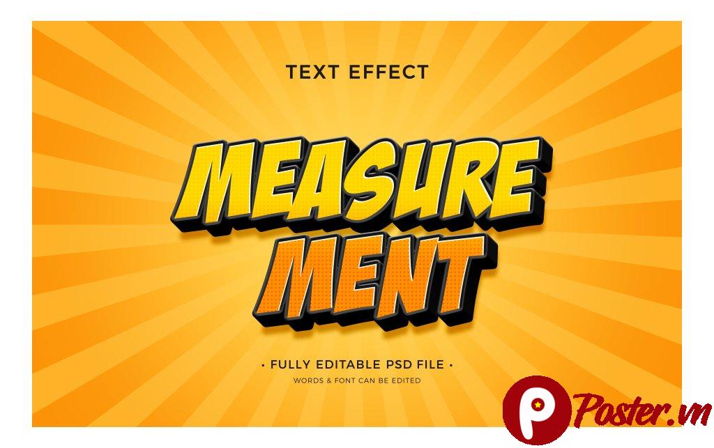 Hiệu ứng chữ 3D đậm nét