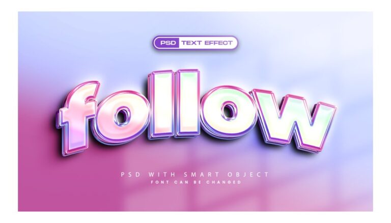 Hiệu ứng chữ 3D hologram