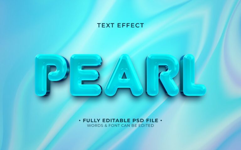 Hiệu ứng chữ 3D Pearl