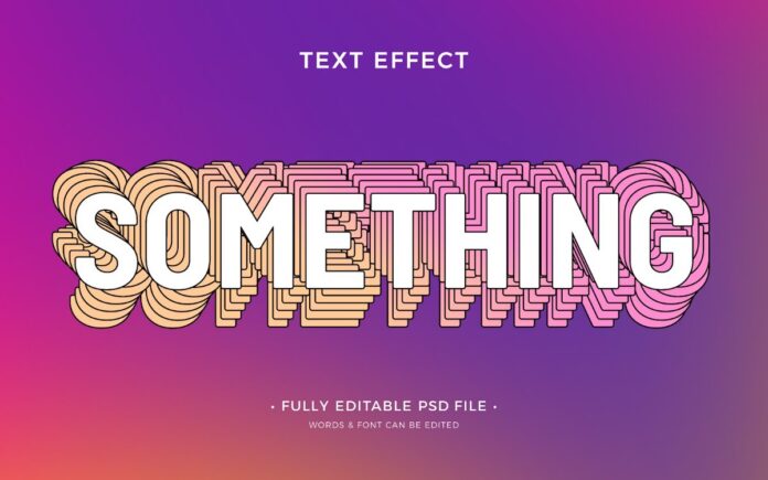 Hiệu ứng chữ 3D Retro độc đáo