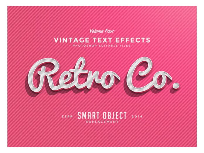 Hiệu ứng chữ vintage 003