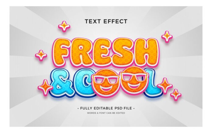 Hiệu ứng chữ Fresh & Cool