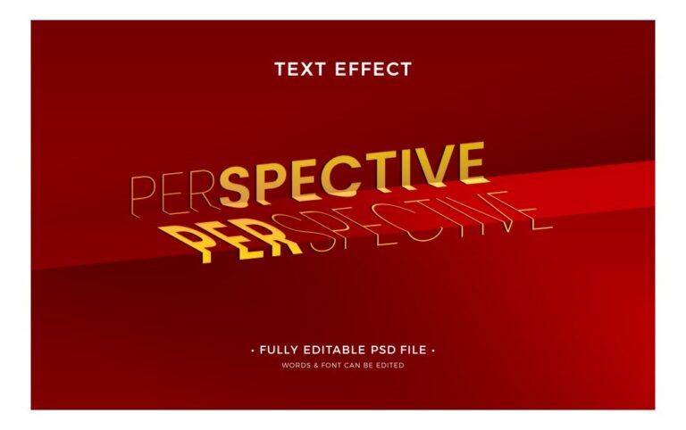 Hiệu ứng chữ phối cảnh