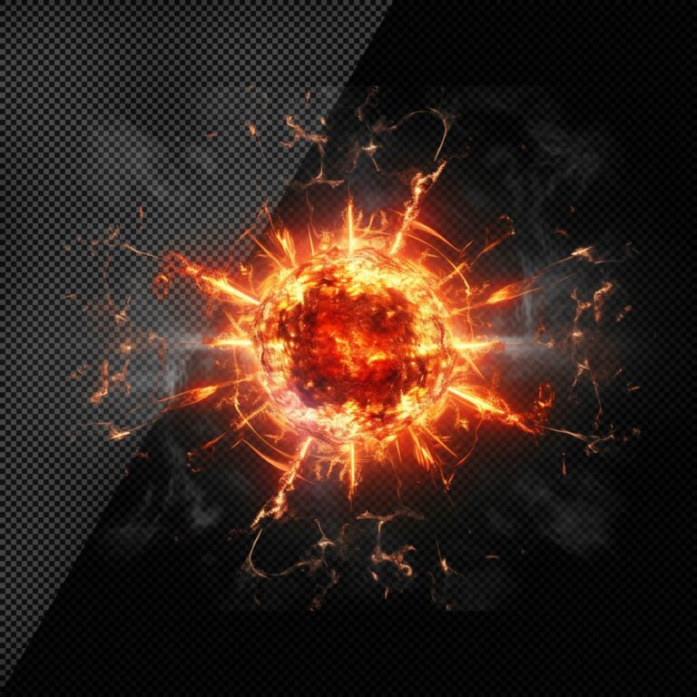 Hiệu ứng nổ lửa PSD