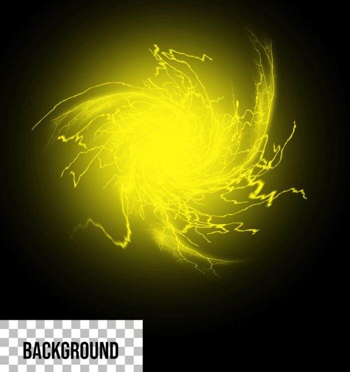 Hiệu ứng tia lửa điện vàng