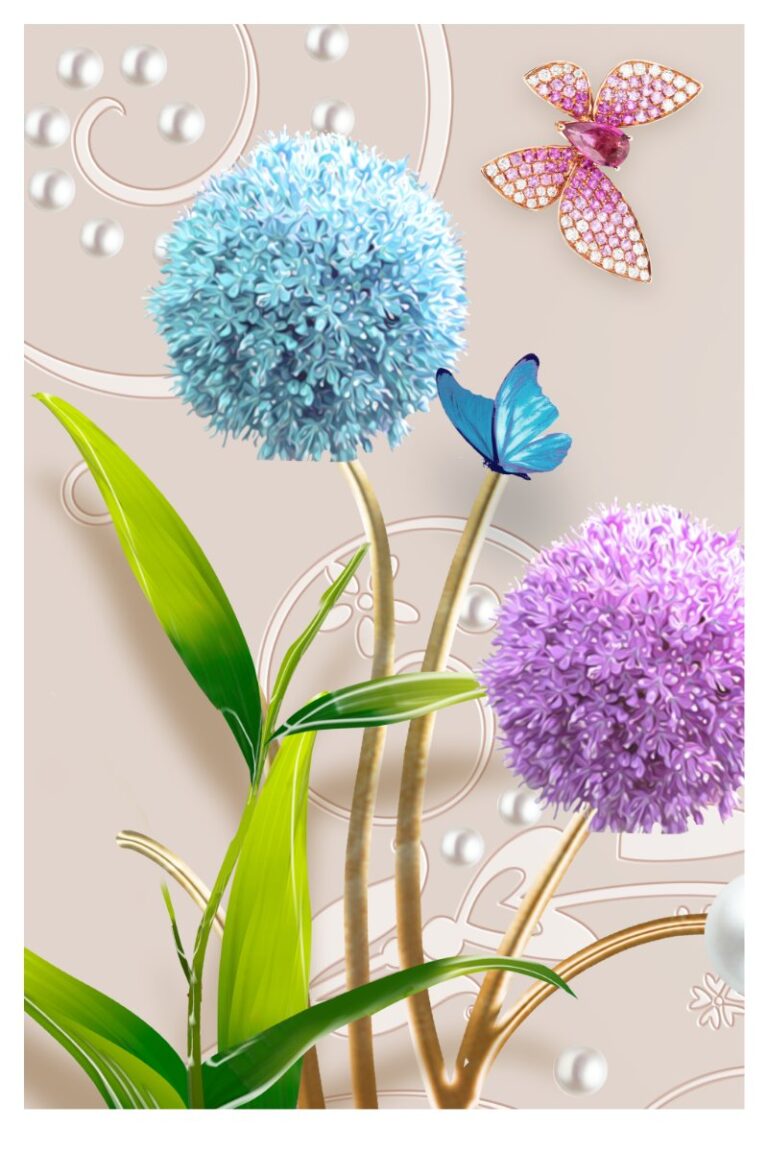 Hình nền hoa 3D đẹp mắt