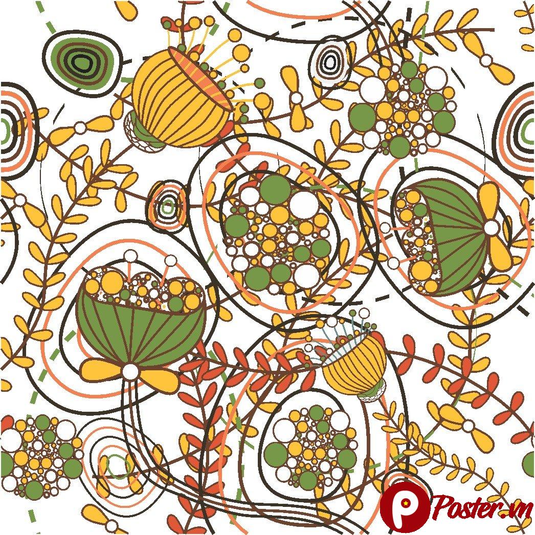 Họa tiết hoa văn vector BPD_FLOR (60)