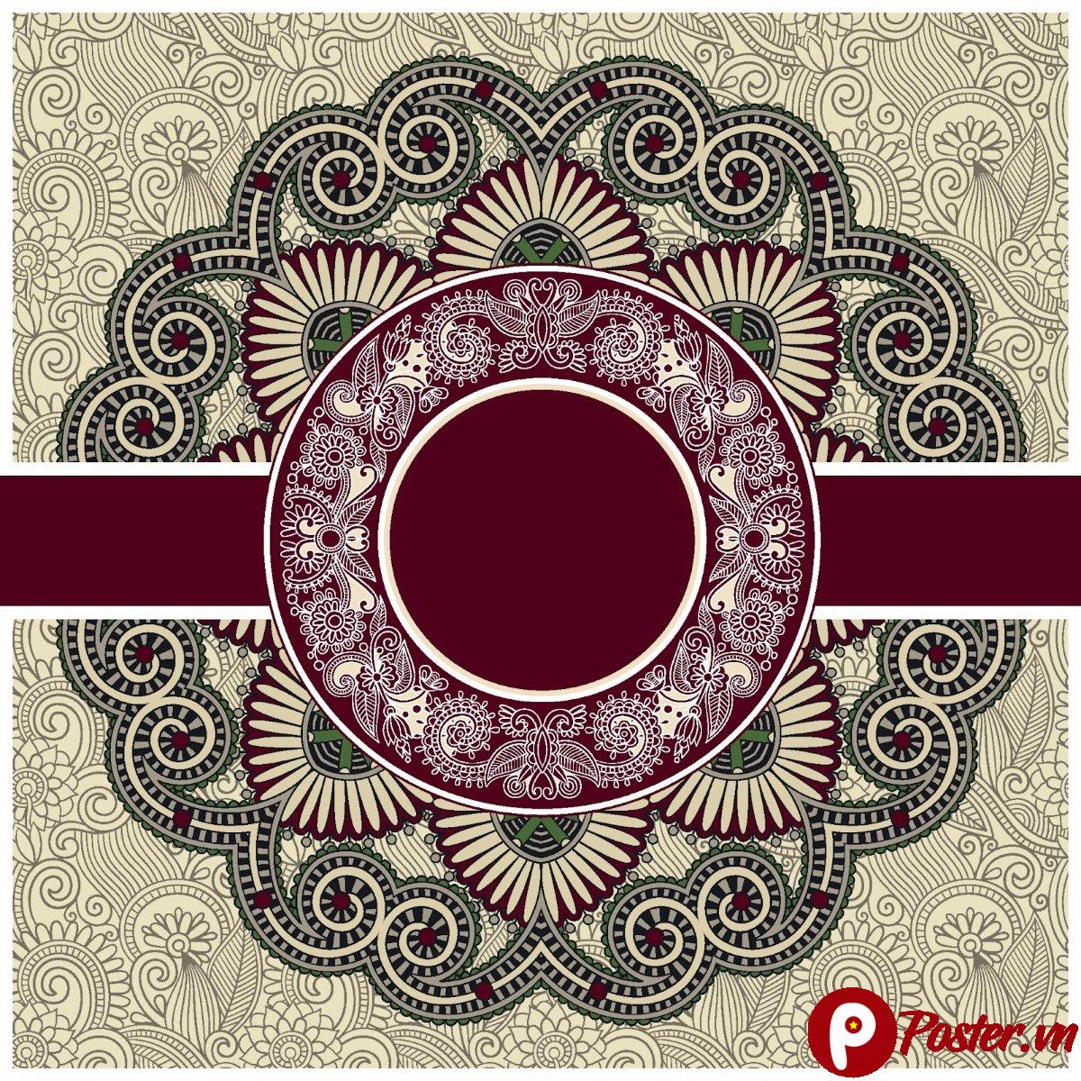 Họa tiết Mandala vector