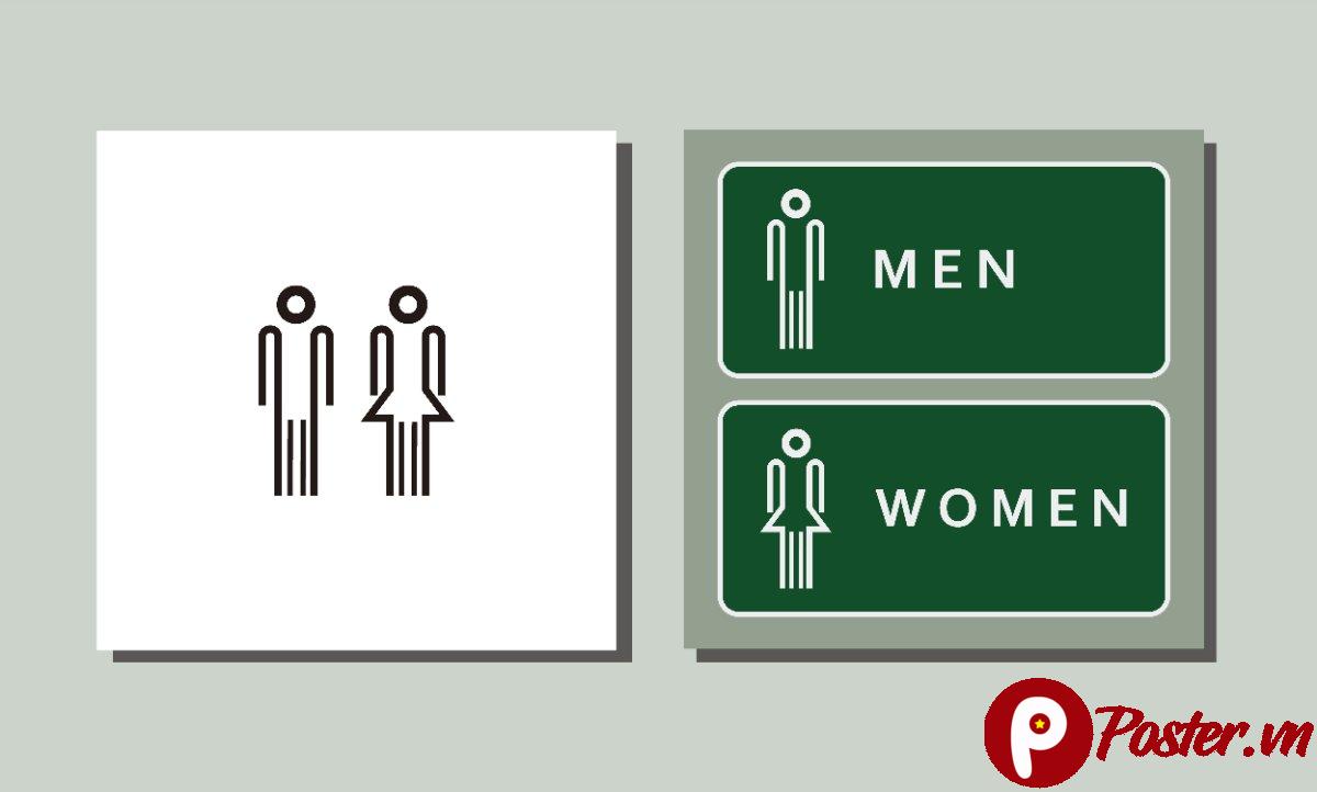 Bộ icon toilet vector - Chi tiết 2