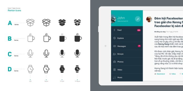 Icon UI/UX đa dạng