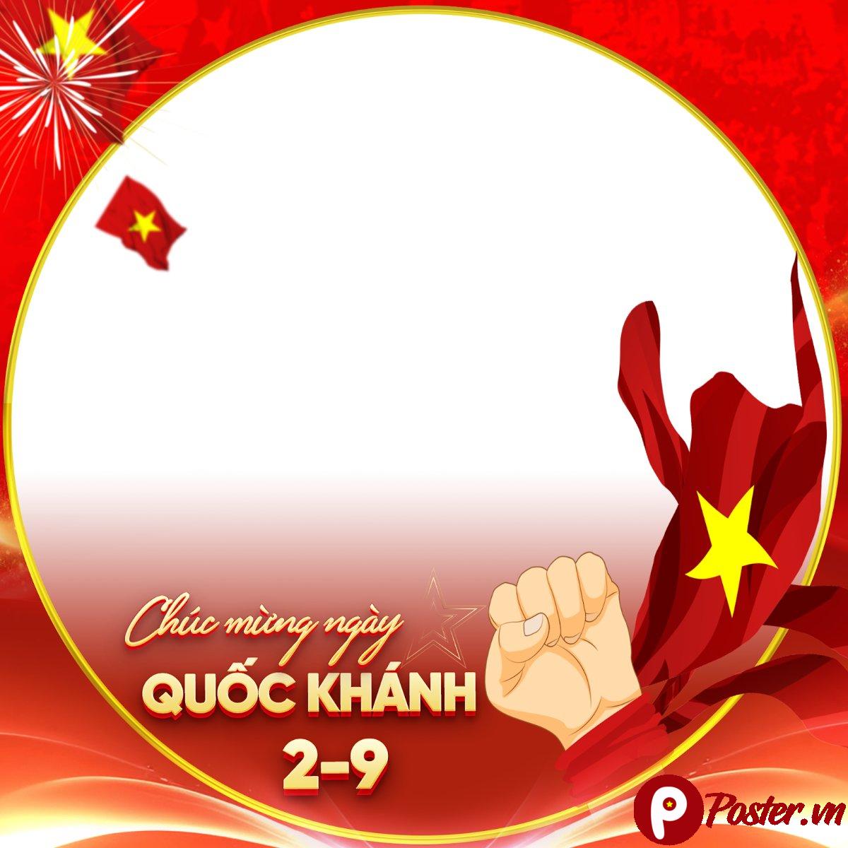 Khung avatar Quốc Khánh 2-9