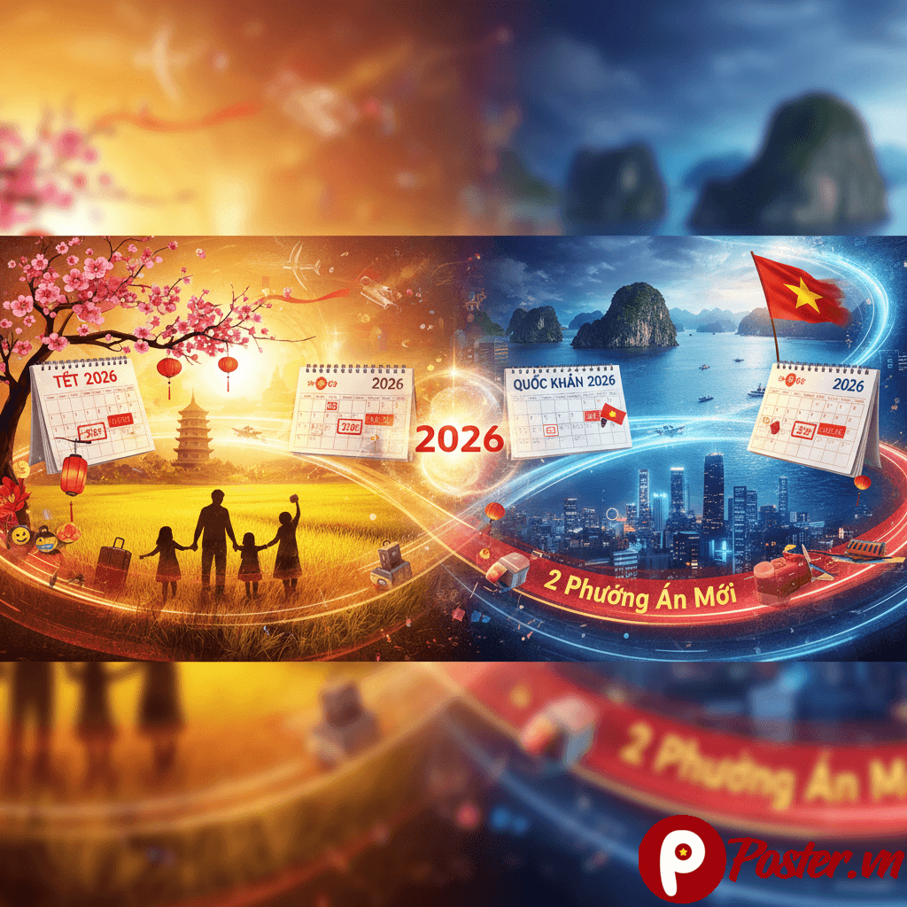 Hình ảnh minh họa lịch nghỉ lễ Quốc Khánh 2/9/2026 với các ngày nghỉ được đánh dấu, gợi ý các hoạt động vui chơi, du lịch.