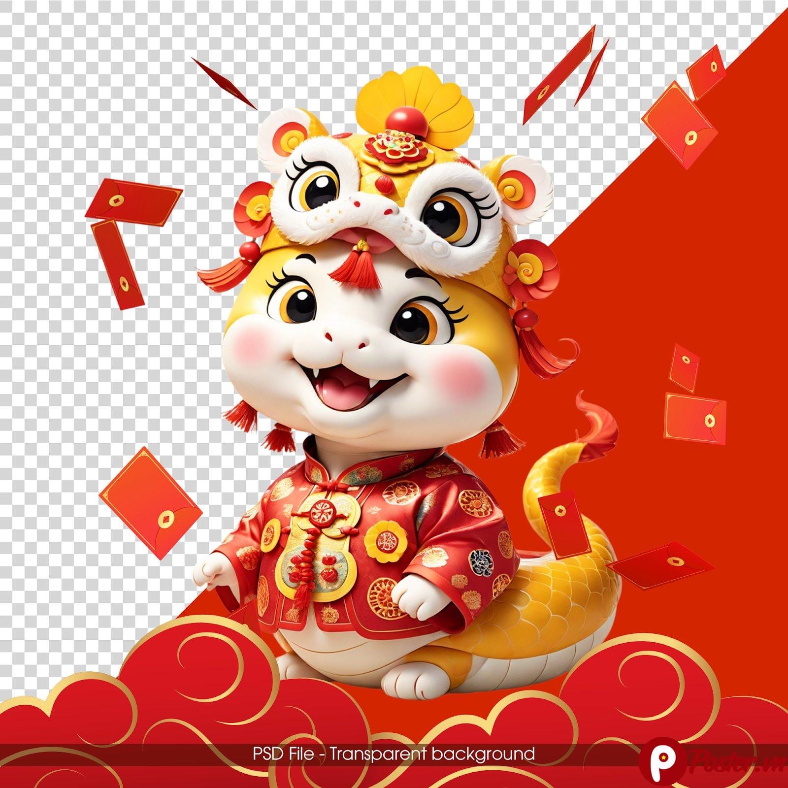 Linh Vật Tết 3D Chibi Đáng Yêu File PSD - 1AQNPlR4jc0TWhp6sXGH_nvORicXrAt3L