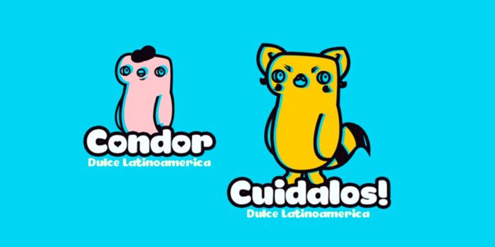 Logo linh vật dễ thương vector