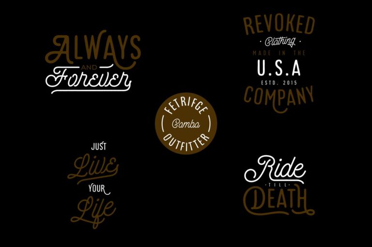 Logo Typography Vector Đẹp