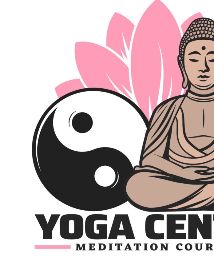 Logo Yoga Thiền Định Vector