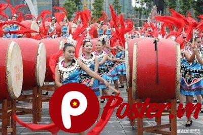 Background Lễ Hội Trống Hội