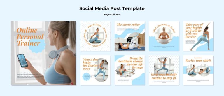 Mẫu bài đăng yoga mạng xã hội