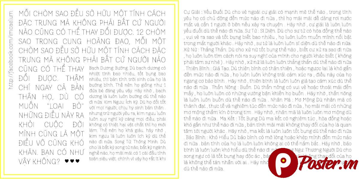 Bài viết cung hoàng đạo