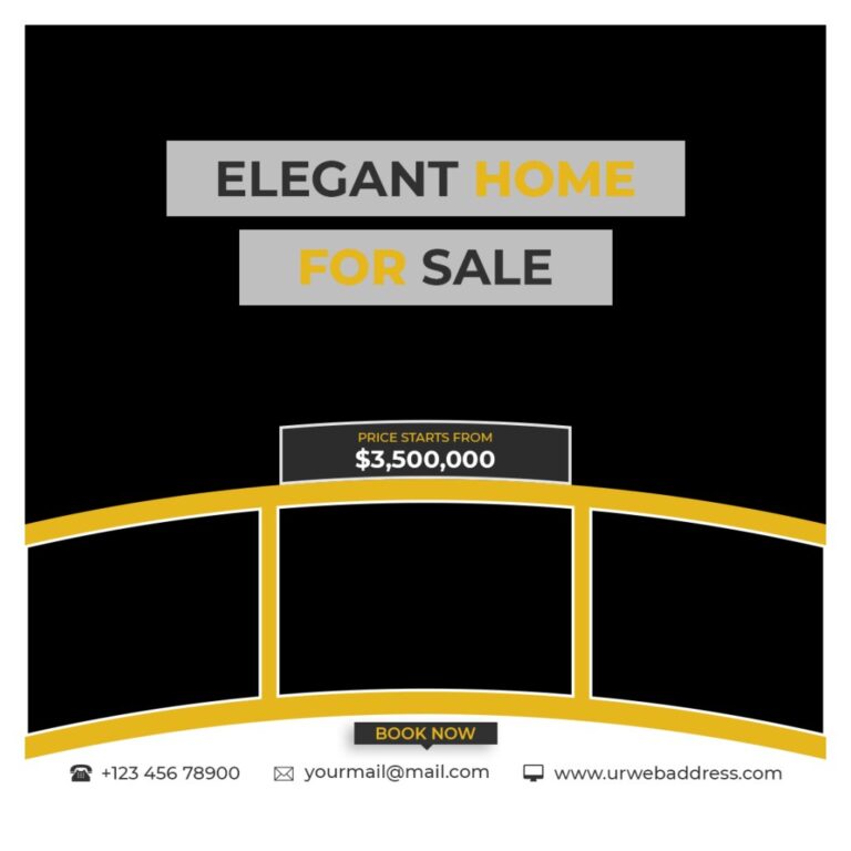 Mẫu banner bất động sản cao cấp